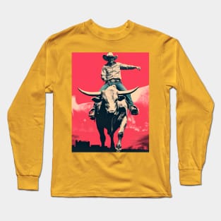 Cowboy & bull Long Sleeve T-Shirt